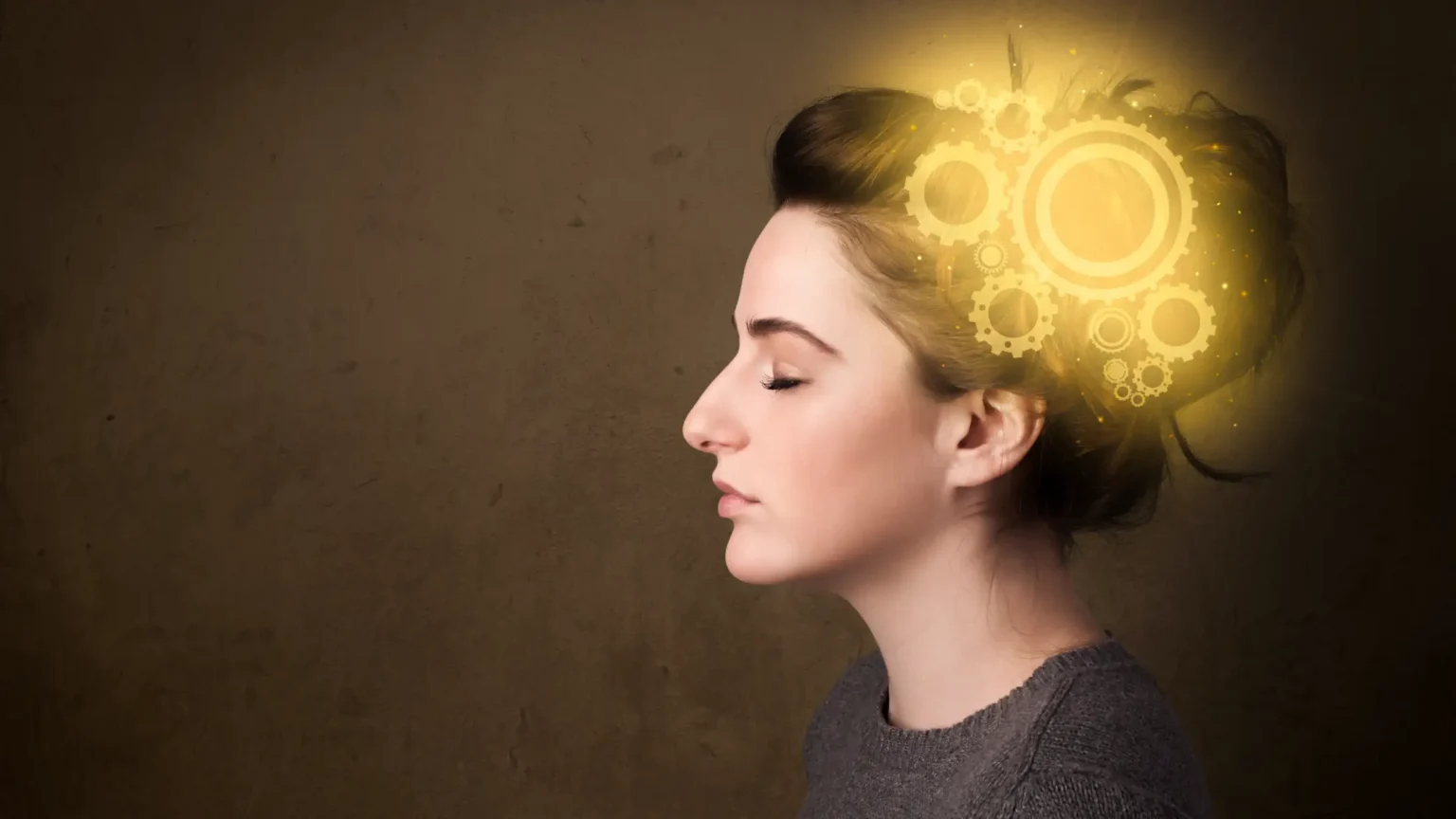 QHHT for skeptics and overthinkers - image of woman's mind overthinking